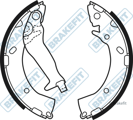 Brake Shoe Set (BSH1117)