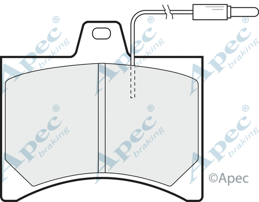 Brake Pad Set, disc brake (PAD298)