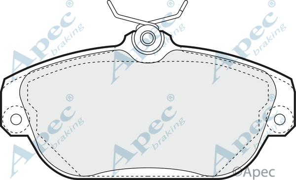 Brake Pad Set, disc brake (PAD843)