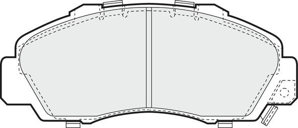 Brake Pad Set, disc brake (PD3440)
