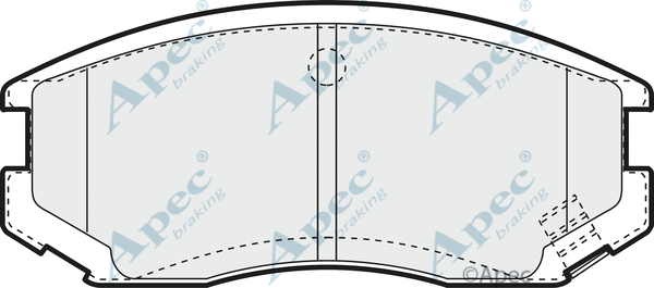 Brake Pad Set, disc brake (PAD1072)