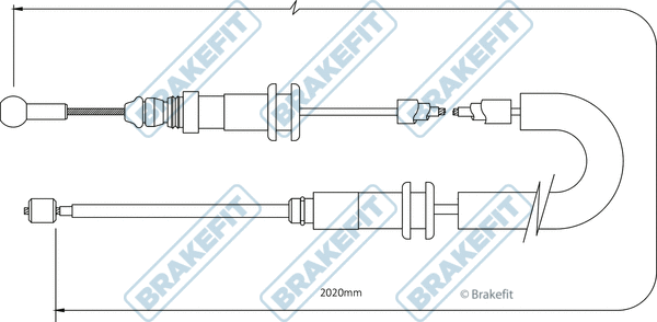 Cable Pull, parking brake (BBC3372)