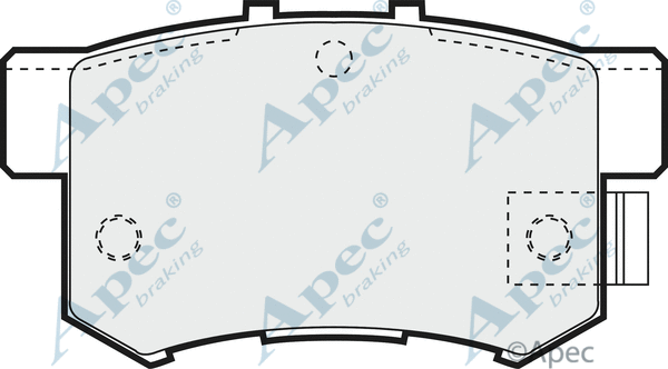 Brake Pad Set, disc brake (PAD859)