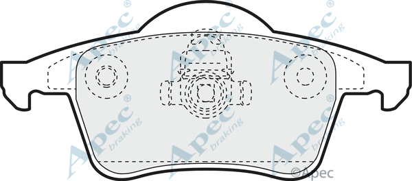 Brake Pad Set, disc brake (PAD1071)