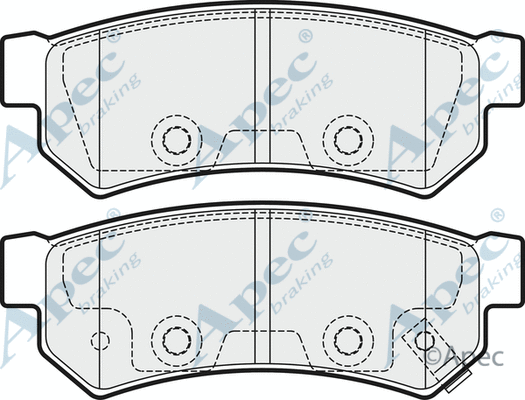 Brake Pad Set, disc brake (PAD2011)