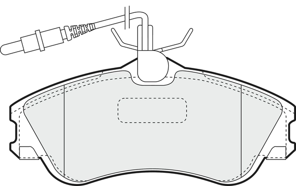 Brake Pad Set, disc brake (PD3032)