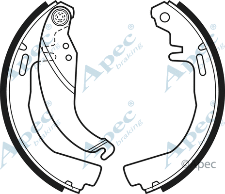 Brake Shoe Set (SHU338)