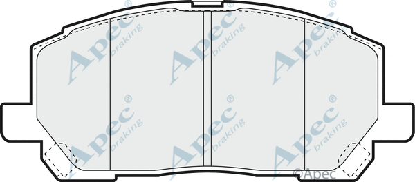 Brake Pad Set, disc brake (PAD1282)