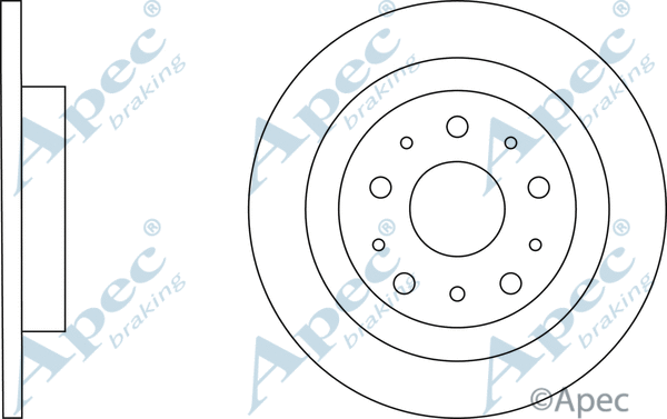 Brake Disc (DSK3174)