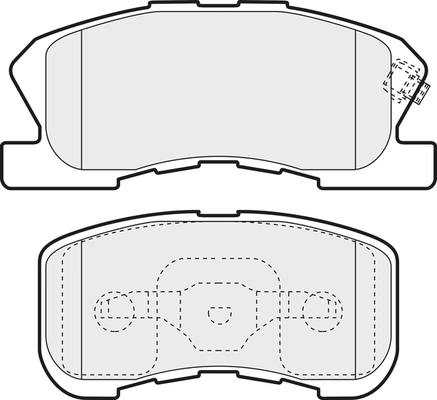 Brake Pad Set, disc brake (PD3511)