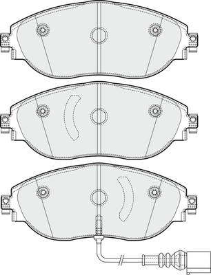 Brake Pad Set, disc brake (PD3352)