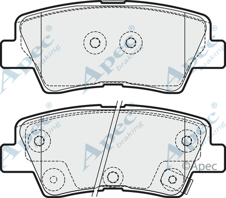 Brake Pad Set, disc brake (PAD1870)