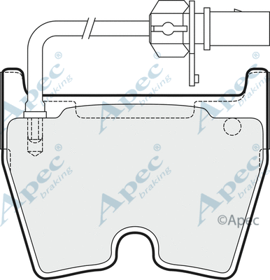 Brake Pad Set, disc brake (PAD1524)