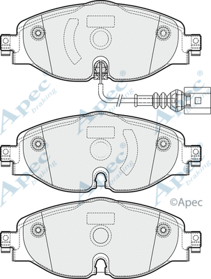 Brake Pad Set, disc brake (PAD1902)
