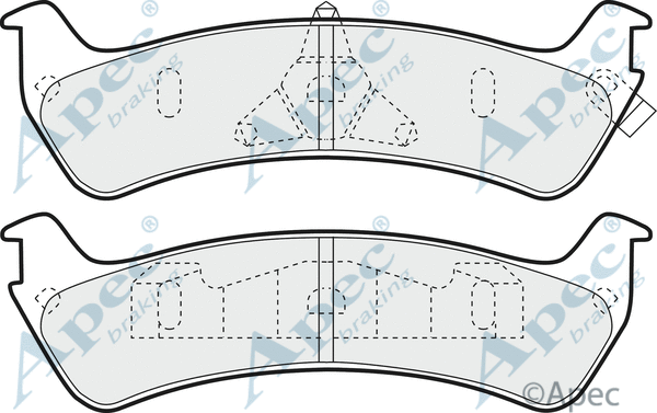 Brake Pad Set, disc brake (PAD990)