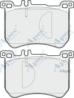 Brake Pad Set, disc brake (PAD1938)
