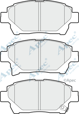 Brake Pad Set, disc brake (PAD1722)