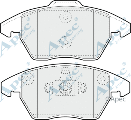 Brake Pad Set, disc brake (PAD1398)