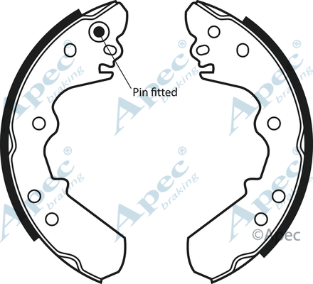 Brake Shoe Set (SHU507)