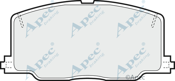 Brake Pad Set, disc brake (PAD593)