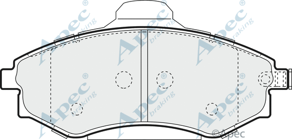 Brake Pad Set, disc brake (PAD1321)