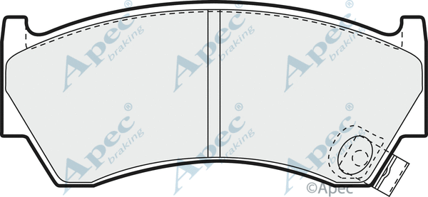 Brake Pad Set, disc brake (PAD880)