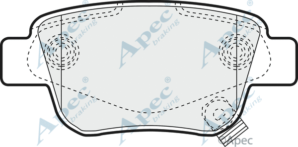 Brake Pad Set, disc brake (PAD1334)