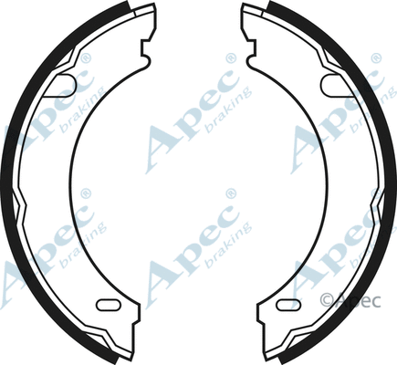Brake Shoe Set, parking brake (SHU548)