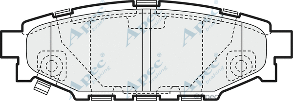 Brake Pad Set, disc brake (PAD1453)