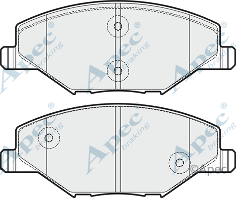 Brake Pad Set, disc brake (PAD1958)