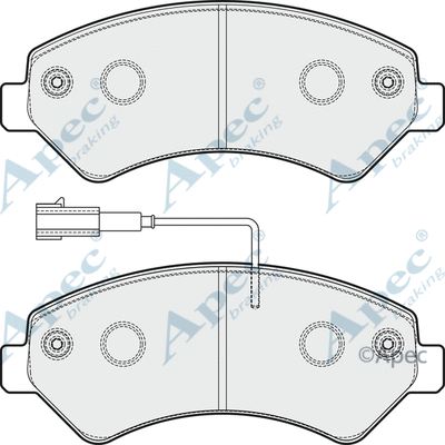 Brake Pad Set, disc brake (PAD1859)