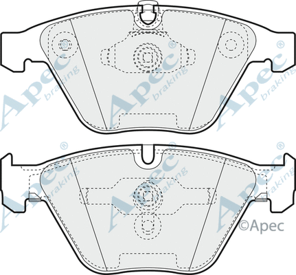 Brake Pad Set, disc brake (PAD1263)