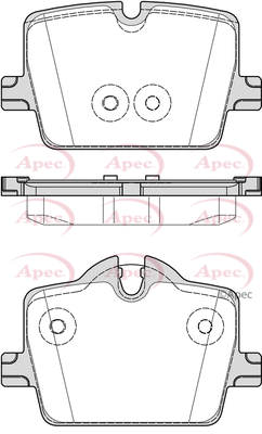 Brake Pad Set, disc brake (PAD2297)