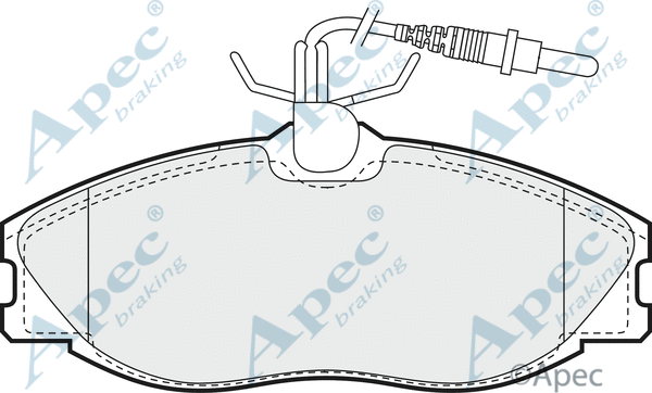 Brake Pad Set, disc brake (PAD902)