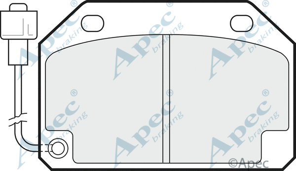 Brake Pad Set, disc brake (PAD313)