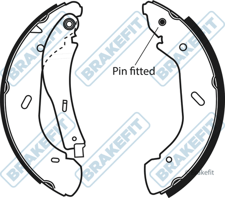 Brake Shoe Set (BSH1025)