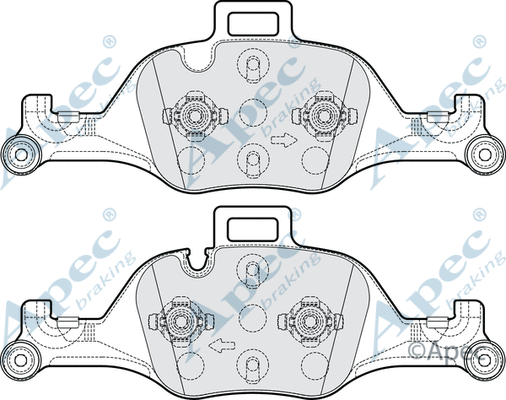 Brake Pad Set, disc brake (PAD2187)