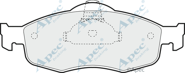 Brake Pad Set, disc brake (PAD801)