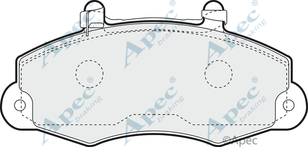 Brake Pad Set, disc brake (PAD1105)