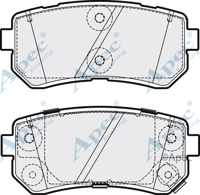 Brake Pad Set, disc brake (PAD2218)