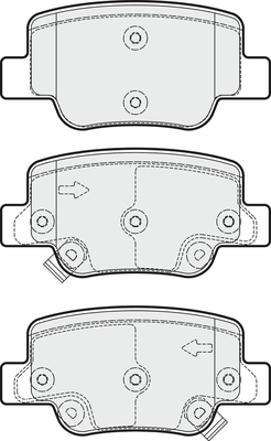 Brake Pad Set, disc brake (PD3714)