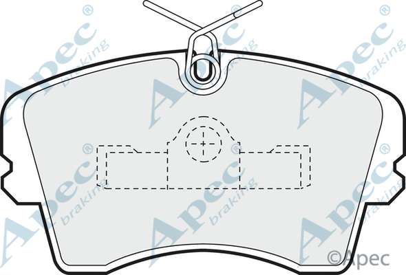 Brake Pad Set, disc brake (PAD436)