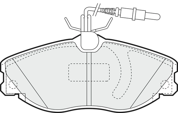 Brake Pad Set, disc brake (PD3800)