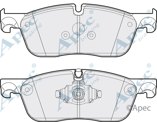 Brake Pad Set, disc brake (PAD2116B)
