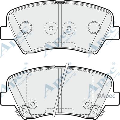 Brake Pad Set, disc brake (PAD1865)