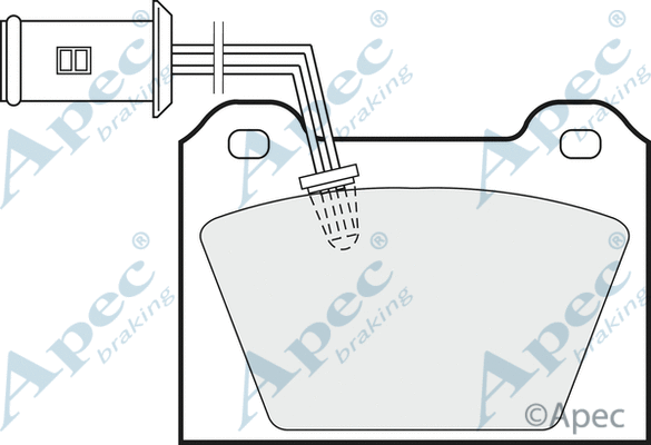 Brake Pad Set, disc brake (PAD355)