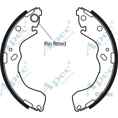 Brake Shoe Set (SHU598)
