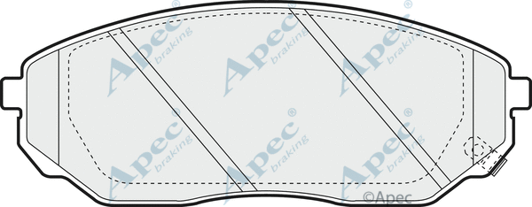 Brake Pad Set, disc brake (PAD1343)