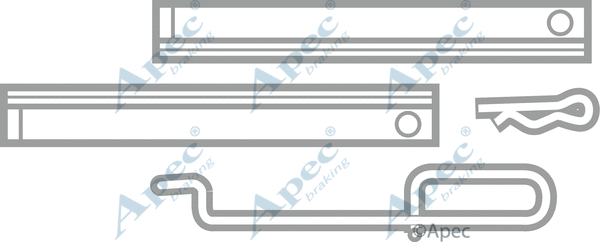 Accessory Kit, disc brake pad (KIT283)