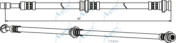 Brake Hose (HOS3228)